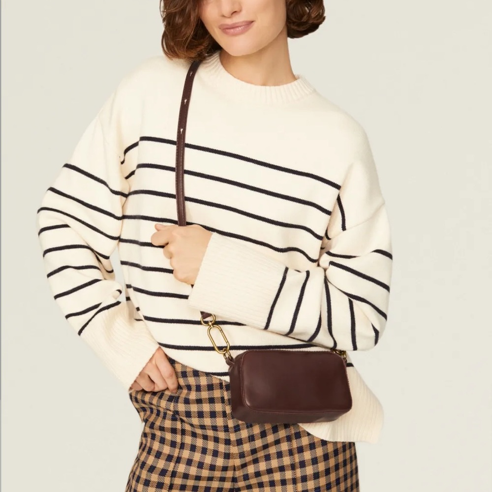 Madewell The Leather Carabiner Mini Crossbody Bag
